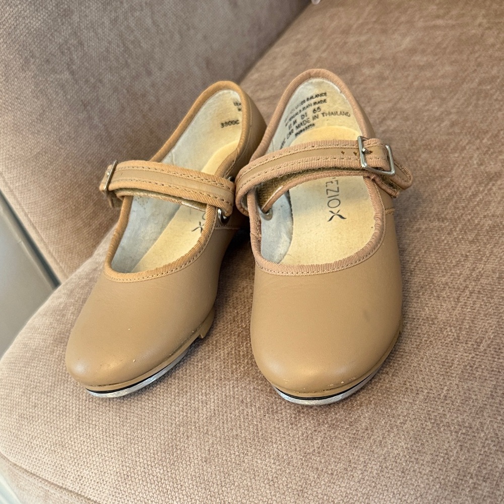 Capezio Tan Kids Tap Dance Shoes
